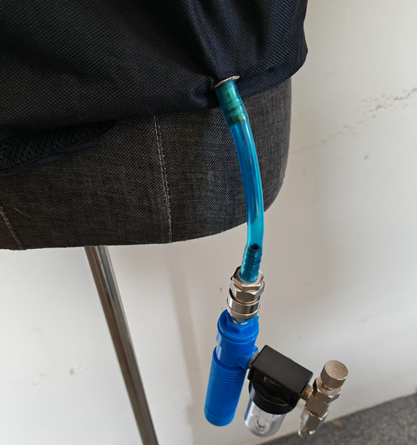 Senjoy Vortex Tube Cooling Vest med luftkompressor för metallurgi, smide, varv, svetsning, petroleumpanna, fabrik, sandblästring
